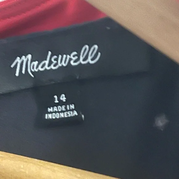 Madewell Star Scatter Midi Dress | Size 14 | Long Sleeve Black l Poshmark - Picture 9 of 9